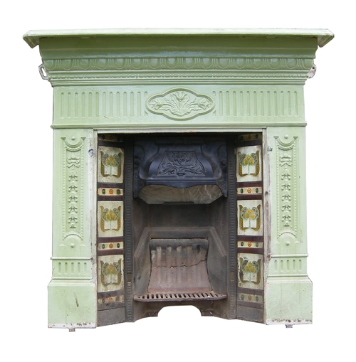 Fireplace before renovation