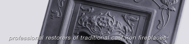 professional restorers of traditional cast iron fireplaces