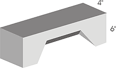 throated lintel