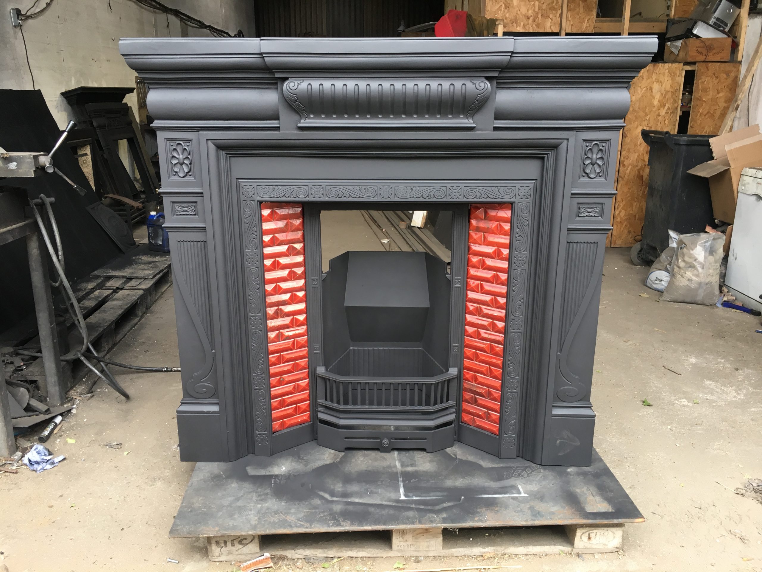 large cast iron fire surround ironwright large cast iron fire surround ironwright