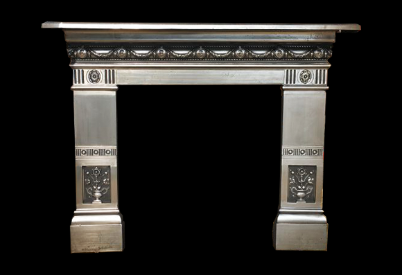 Original Cast Iron Fireplace Surround Fully Polished Finish